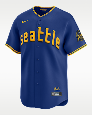 Мужские джерси Cal Raleigh Seattle Mariners City Connect Nike Dri-FIT MLB Limited Jersey
