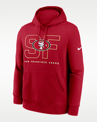Мужское худи San Francisco 49ers Busted Play Club Nike NFL Pullover Hoodie