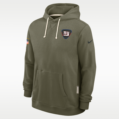Sudadera con gorro sin cierre Nike Dri-FIT de la NFL para hombre New York Giants Salute to Service Sideline Dominant Force