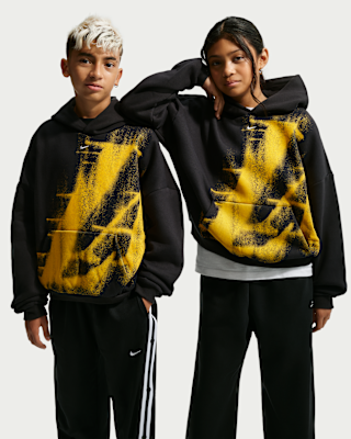 Детское худи Los Angeles Lakers Big Kids' Nike Basketball Hoodie для баскетбола