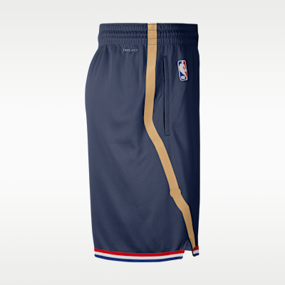 Shorts de alero polivalente de la NBA Nike Dri-FIT para hombre de los Philadelphia 76Ers de la colección City Edition