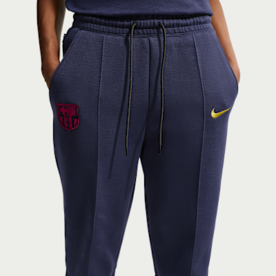 Nike FC Barcelona Tech Fleece Nike Sportswear Normal Belli Kadın Futbol Jogger'ı görsel 2