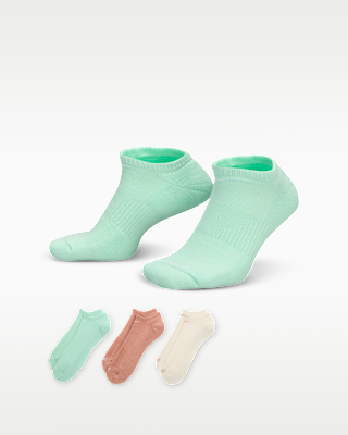 Unisex носки Nike Everyday Plus Cushion Training No-Show Socks (3 Pairs) для тренировок