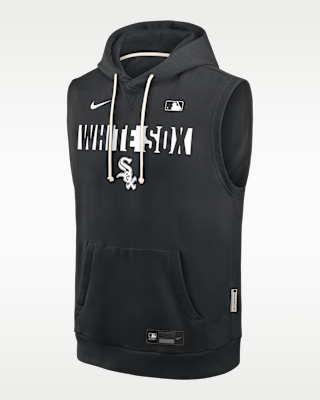 Мужское худи Chicago White Sox Authentic Collection Standard Issue Nike Dri-FIT MLB Sleeveless Pullover Hoodie