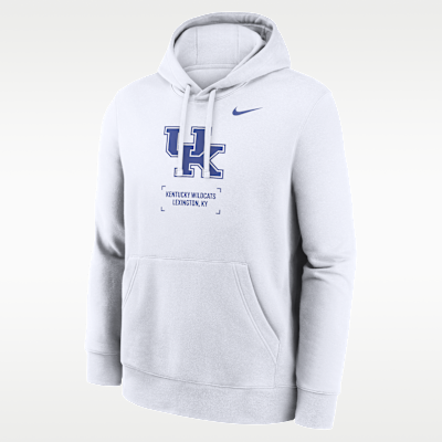 Kentucky Club Basketball 2-Hit Men's Nike College Pullover Hoodie