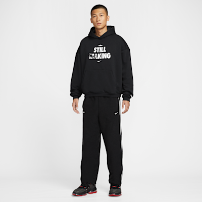 เสื้อบาสเก็ตบอลมีฮู้ดขนเรียบแบบสวมผู้ชาย Nike Therma-FIT LeBron "Shut Up and Dribble"