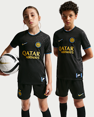 Inter Milan Third Older Kids' Nike Dri-FIT Football Pre-Match Top. Nike LU