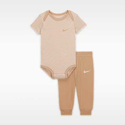 Nike Baby Striped Bodysuit and Joggers Set