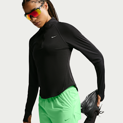 Nike Swift Dri-FIT Normal Belli 2'si 1 Arada Kadın Koşu Şortu görsel 4