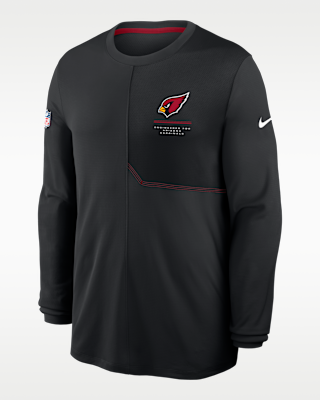 Мужские  Arizona Cardinals Sideline Coach Nike Dri-FIT NFL Long-Sleeve Top