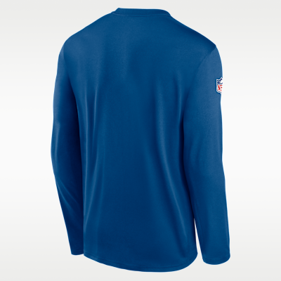 Indianapolis Colts Alt Legend Small Logo Men's Nike Dri-FIT NFL Long-Sleeve T-Shirt
