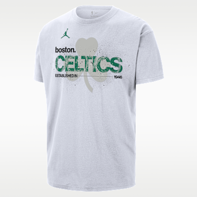 T-shirt NBA Jordan '85 Statement Boston Celtics Courtside para homem