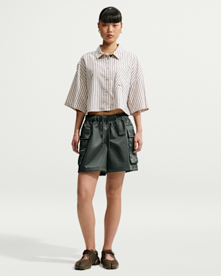 Женские шорты Nike Sportswear Loose Mid-Rise Satin Cargo Shorts