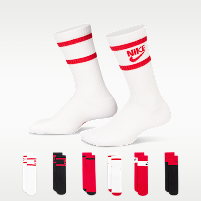 Calcetines largos con amortiguación para niños Nike Everyday (6 pares)