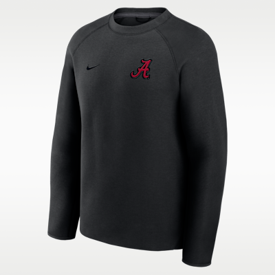 Alabama Tech Fleece Men's Nike College Pullover Crew