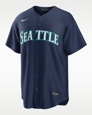 Мужские джерси Cal Raleigh Seattle Mariners Nike MLB Replica Jersey