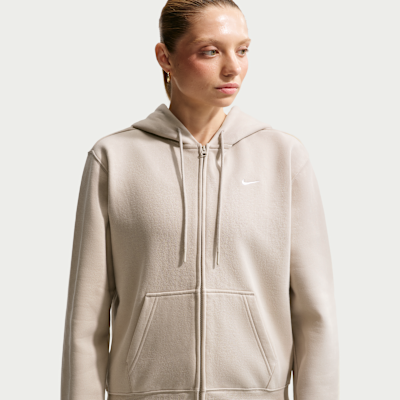 Nike Studio Fleece Orta Kalınlıkta Fermuarlı Kapüşonlu Kadın Sweatshirt'ü