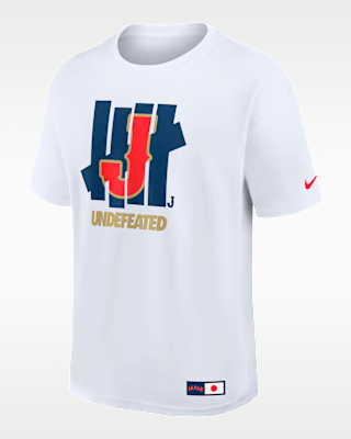 Мужская футболка Japan National Baseball Team 2026 World Baseball Classic Complex Undefeated Nike