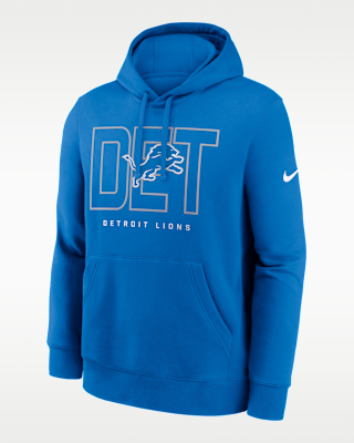 Мужское худи Detroit Lions Busted Play Club Nike NFL Pullover Hoodie