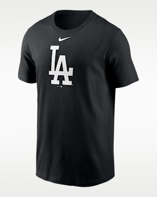 Мужская футболка Los Angeles Dodgers Fuse Large Logo Nike MLB
