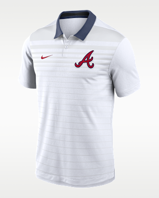 Мужские  Atlanta Braves Striped Vapor Nike Dri-FIT MLB Polo
