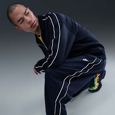 Nike Sportswear Club 男款寬版針織田徑長褲