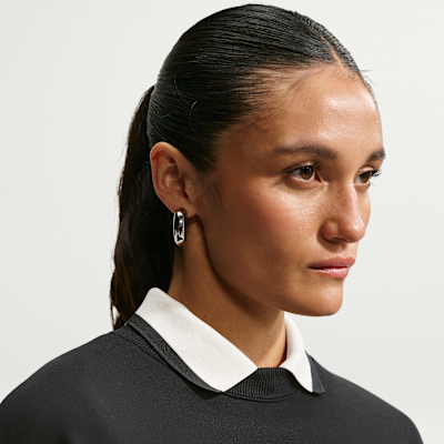 Nike Studio Fleece Orta Kalınlıkta Oversize Crew Kadın Sweatshirt'ü görsel 3