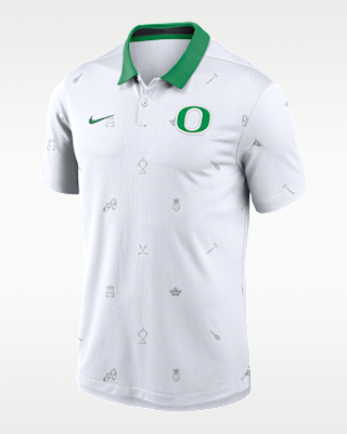 Мужские  Oregon Vapor Pattern Nike Dri-FIT College Polo