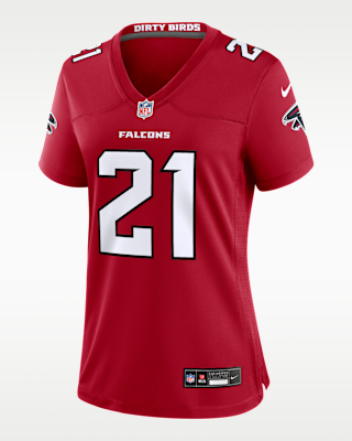 Женские джерси Deion Sanders Atlanta Falcons Retired Nike NFL Game Jersey