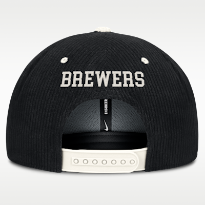 Gorra Nike de la MLB ajustable para hombre Milwaukee Brewers Pro