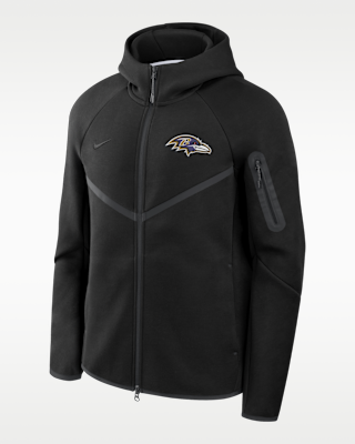 Baltimore Ravens Tech Fleece Windrunner Men's Nike NFL Full-Zip Hooded Jacket