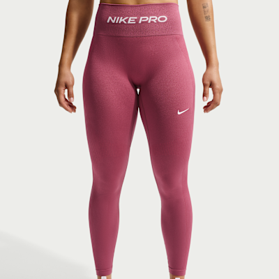 Nike Pro Seamless Yüksek Belli Bilek Üstü Kadın Taytı görsel 2