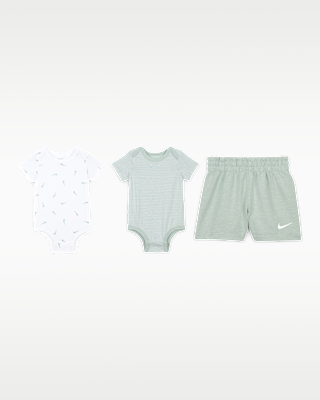 Детские  Nike Essentials Baby 3-Piece Striped Swooshfetti Set