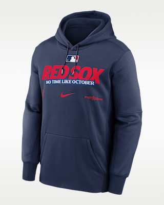 Мужское худи Boston Red Sox 2026 Postseason Authentic Collection Nike Therma-FIT MLB Pullover Hoodie