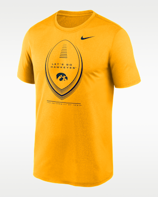 Мужская футболка Iowa Primetime Football Icon Legend Nike Dri-FIT College для футбола
