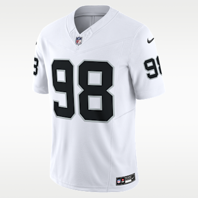 Jersey de fútbol americano Nike Dri-FIT de la NFL Limited para hombre Maxx Crosby Las Vegas Raiders