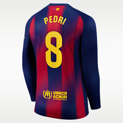 Pedri Barcelona 2025/26 Stadium Home Men's Nike Dri-FIT Soccer Jersey