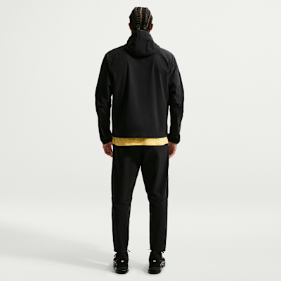 Nike Inter Milan Tech Windrunner Nike Tam Boy Fermuarlı Dokuma Erkek Futbol Ceketi görsel 5