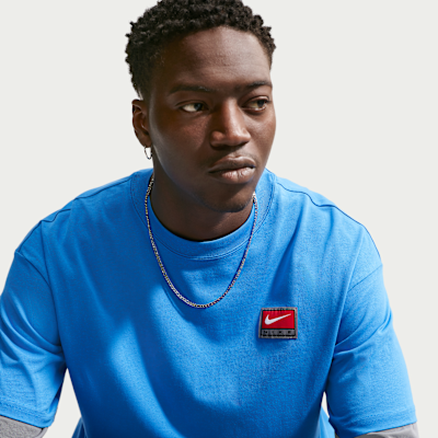 Nike Life Kısa Kollu Dörtgen Kesimli Örgü Erkek Üstü görsel 3