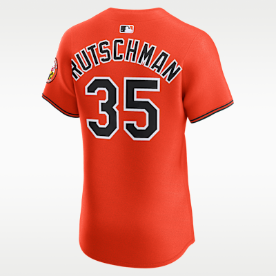 Jersey Nike Dri-FIT ADV de la MLB Elite para hombre Adley Rutschman Baltimore Orioles