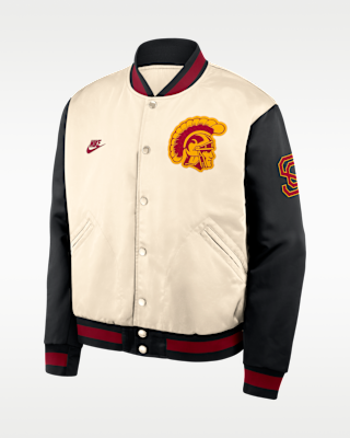 Мужская куртка USC Legacy Nike College Full-Snap Bomber