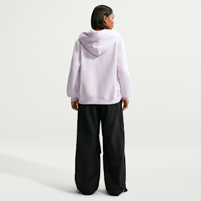 Nike Studio Fleece Orta Kalınlıkta Fermuarlı Kapüşonlu Kadın Sweatshirt'ü görsel 5