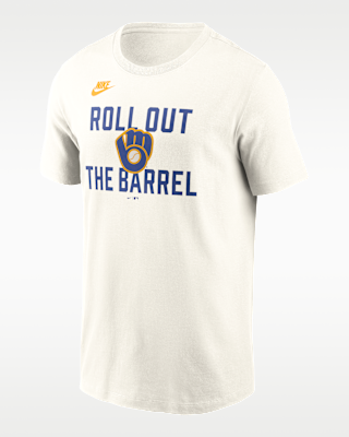 Мужская футболка Milwaukee Brewers Cooperstown '70s Inspired Nike MLB