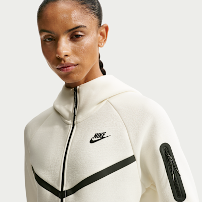 Nike Sportswear Tech Fleece Windrunner Tam Boy Fermuarlı Kadın Kapüşonlu Üst görsel 3