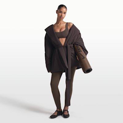 Bra de microescote en forma U para mujer NikeSKIMS Ribbed Seamless