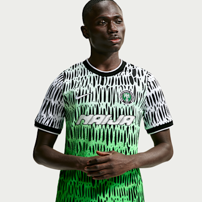 Nike x Nigeria x Slawn Dri-FIT Academy Pro Kısa Kollu Erkek Futbol Üstü