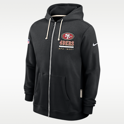 San Francisco 49ers Utility Player Sideline Men's Nike Dri-FIT NFL Full-Zip Hoodie