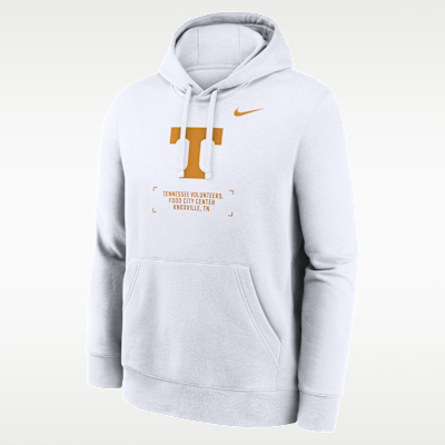 Sudadera con gorro sin cierre universitaria Nike para hombre Tennessee Club Basketball 2-Hit