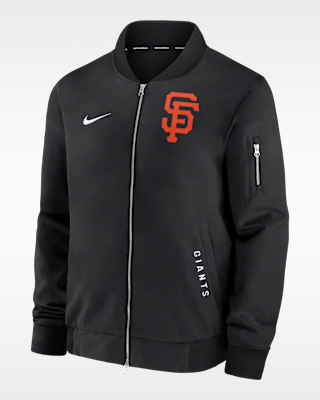 Мужская куртка San Francisco Giants Authentic Collection Dugout Nike MLB Full-Zip Bomber