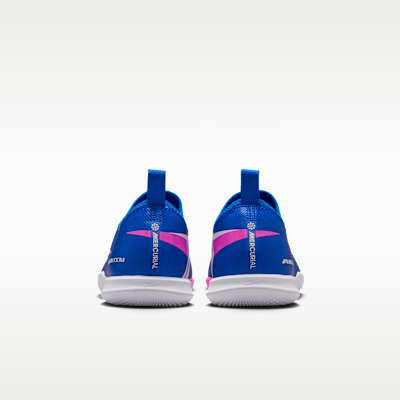 Tacos de fútbol para cancha cubierta de corte low para niños de preescolar y grandes Nike Jr. Mercurial Vapor 16 Academy